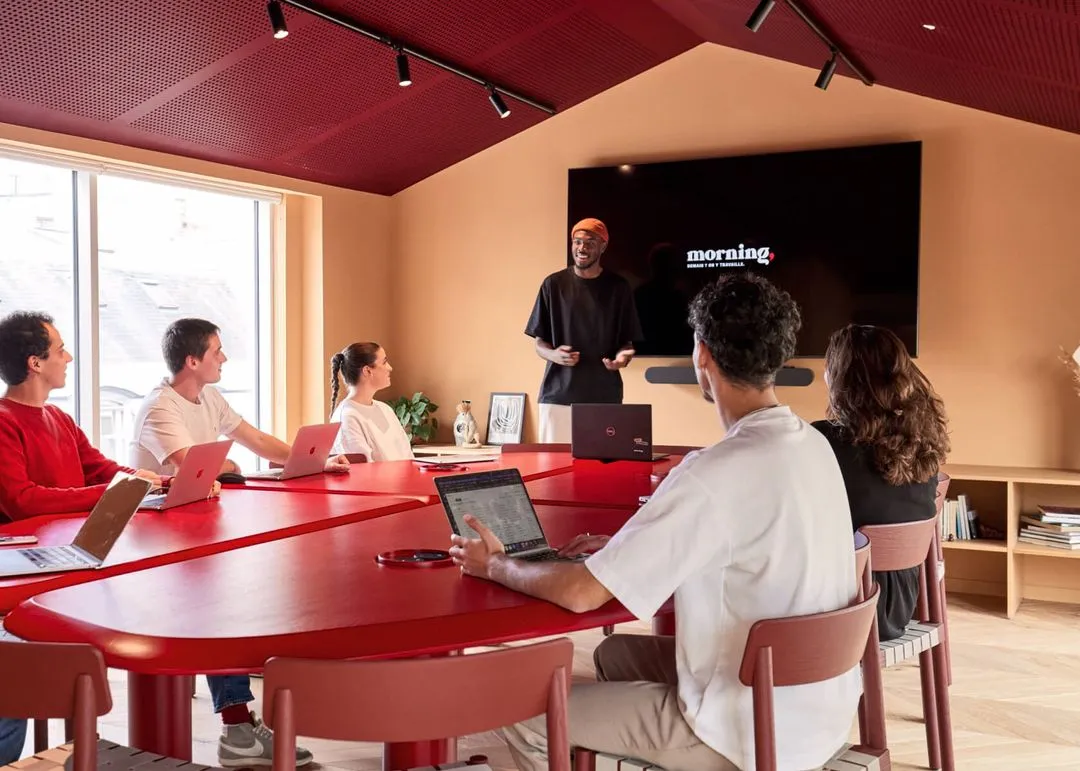 Workspace fitted out in a Morning location, illustrating 2026 office trends